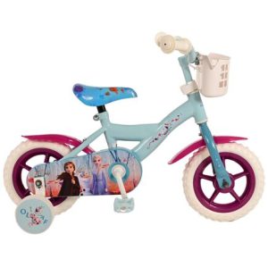 Disney Frozen 2 Kinderfiets – Meisjes – 10 inch – Blauw/Paars – Doortrapper