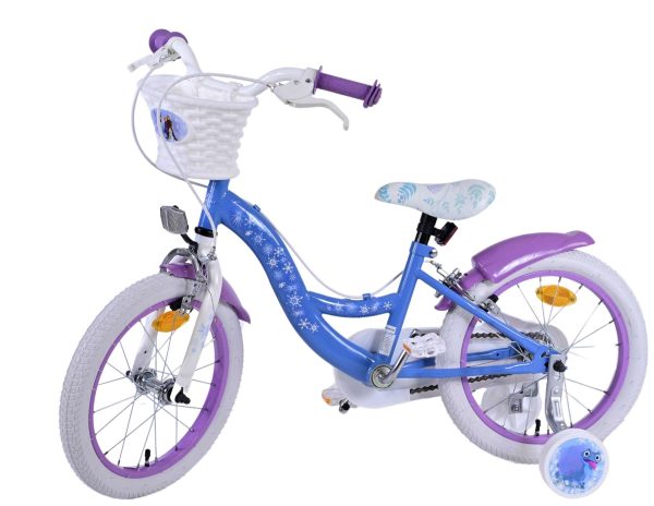 Disney Frozen 2 Kinderfiets – Meisjes – 16 inch – Blauw/Paars – Twee handremmen