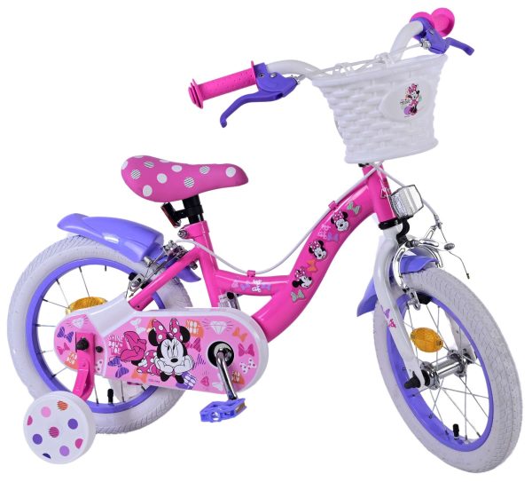 Disney Minnie Kinderfiets – Meisjes – 14 inch – Roze – Twee handremmen