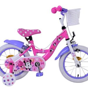Disney Minnie Kinderfiets – Meisjes – 14 inch – Roze – Twee handremmen