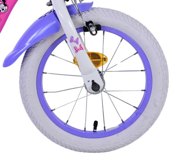 Disney Minnie Kinderfiets – Meisjes – 14 inch – Roze – Twee handremmen