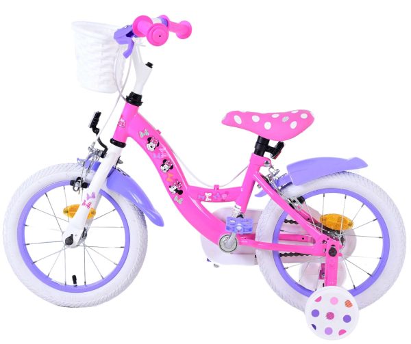 Disney Minnie Kinderfiets – Meisjes – 14 inch – Roze – Twee handremmen