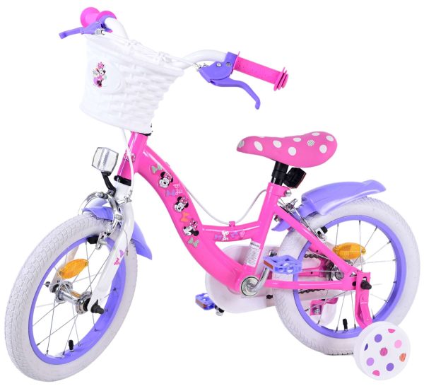 Disney Minnie Kinderfiets – Meisjes – 14 inch – Roze – Twee handremmen