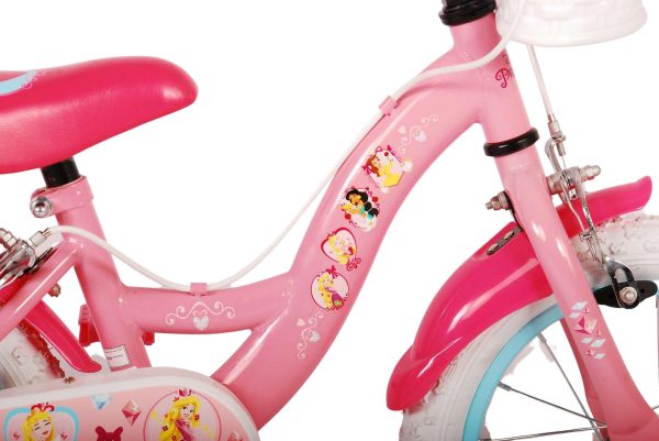 Disney Princess Kinderfiets – Meisjes – 14 inch – Roze – Twee handremmen