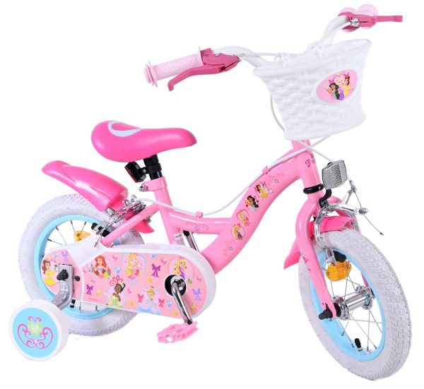 Disney Princess Kinderfiets – Meisjes – 12 inch – Roze – Twee Handremmen