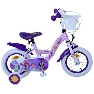 Disney Wish Kinderfiets – Meisjes – 12 inch – Paars – Twee Handremmen