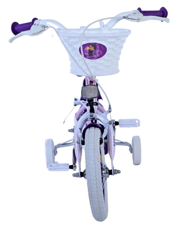 Disney Wish Kinderfiets – Meisjes – 12 inch – Paars – Twee Handremmen