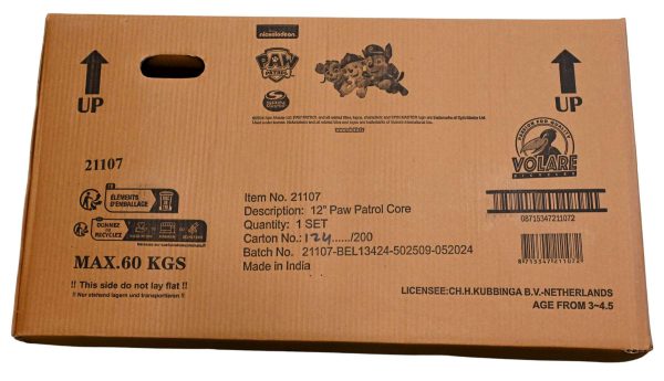 Paw Patrol Kinderfiets – Jongens – 12 inch – Rood/Blauw