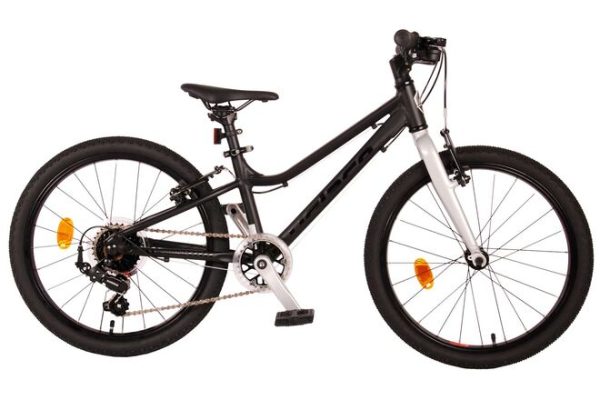 Volare Dynamic Kinderfiets – Jongens – 20 inch – Mat Zwart – 7 Versnellingen – Prime Collection