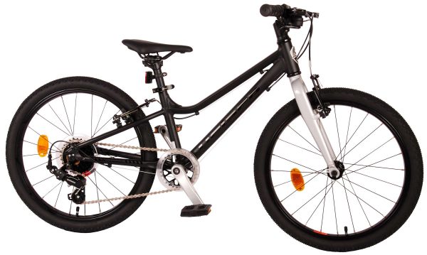 Volare Dynamic Kinderfiets – Jongens – 20 inch – Mat Zwart – 7 Versnellingen – Prime Collection