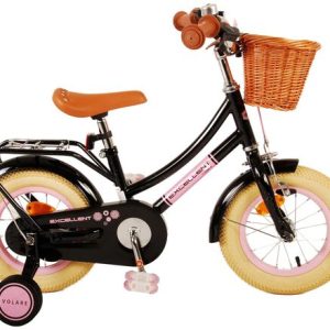 Volare Excellent Kinderfiets – Meisjes – 12 inch – Zwart