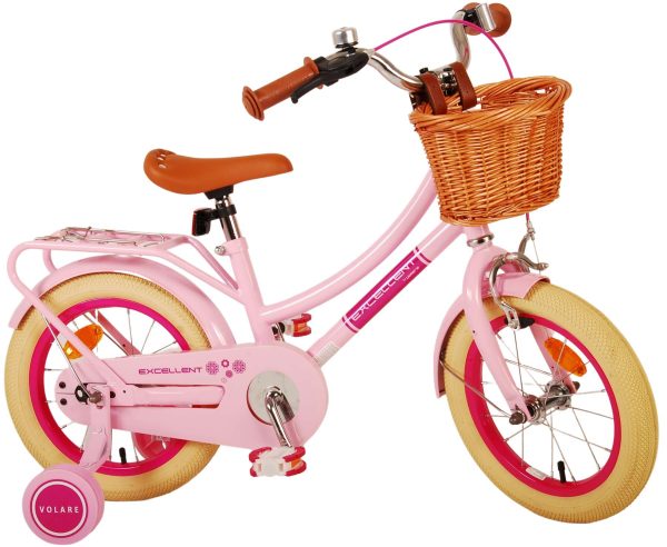 Volare Excellent Kinderfiets – Meisjes – 14 inch – Roze