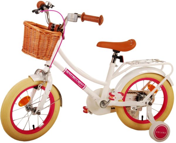Volare Excellent Kinderfiets – Meisjes – 14 inch – Wit