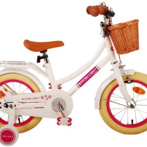 Volare Excellent Kinderfiets – Meisjes – 14 inch – Wit