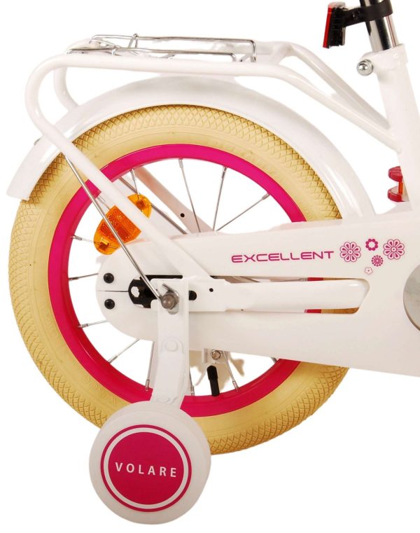 Volare Excellent Kinderfiets – Meisjes – 14 inch – Wit