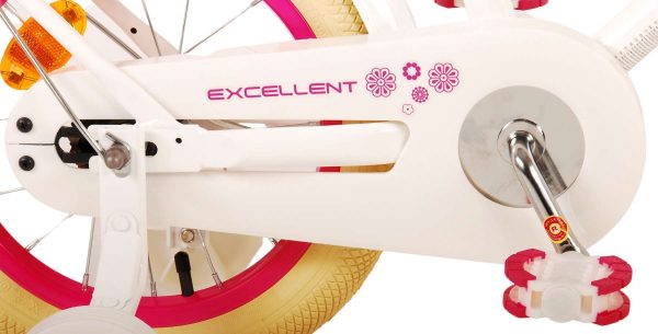 Volare Excellent Kinderfiets – Meisjes – 14 inch – Wit