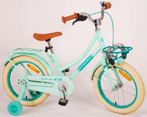 Volare Excellent Kinderfiets – Meisjes – 16 inch – Groen – 95% afgemonteerd