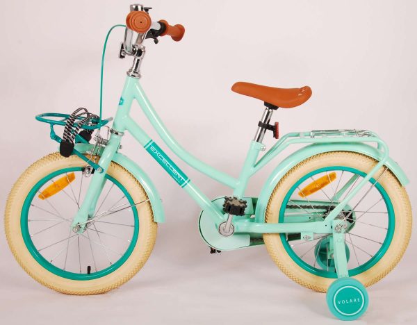Volare Excellent Kinderfiets – Meisjes – 16 inch – Groen – 95% afgemonteerd