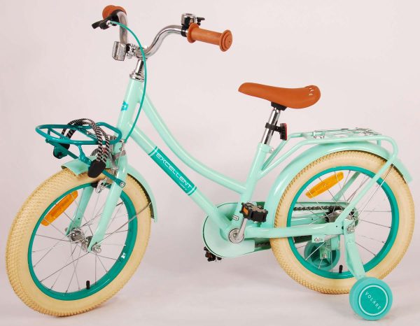 Volare Excellent Kinderfiets – Meisjes – 16 inch – Groen – 95% afgemonteerd