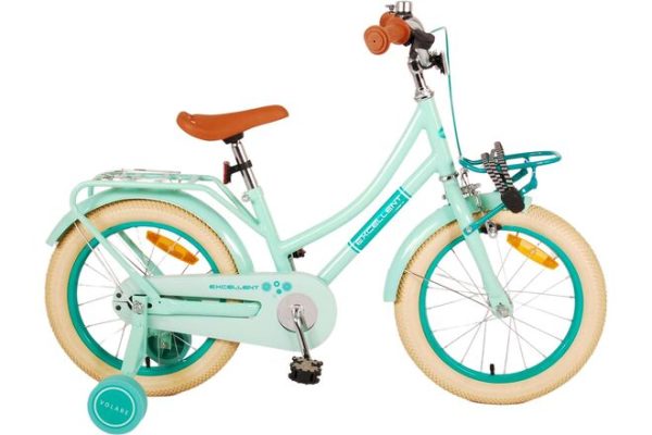 Volare Excellent Kinderfiets – Meisjes – 16 inch – Groen – 95% afgemonteerd