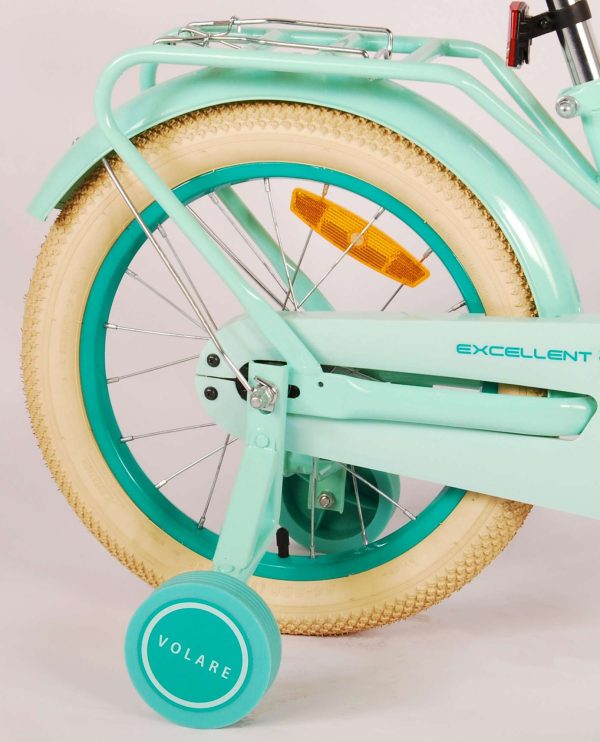Volare Excellent Kinderfiets – Meisjes – 16 inch – Groen – 95% afgemonteerd