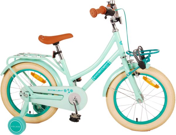 Volare Excellent Kinderfiets – Meisjes – 16 inch – Groen – 95% afgemonteerd