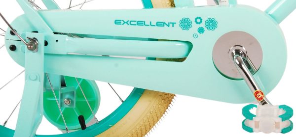 Volare Excellent Kinderfiets – Meisjes – 18 inch – Groen – 95% afgemonteerd