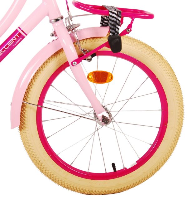 Volare Excellent Kinderfiets – Meisjes -18 inch – Roze – 95% afgemonteerd