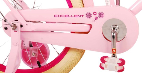 Volare Excellent Kinderfiets – Meisjes -18 inch – Roze – 95% afgemonteerd