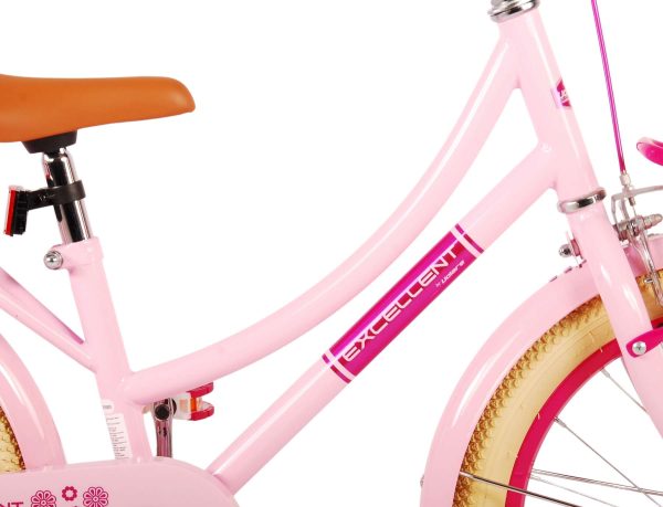 Volare Excellent Kinderfiets – Meisjes -18 inch – Roze – 95% afgemonteerd