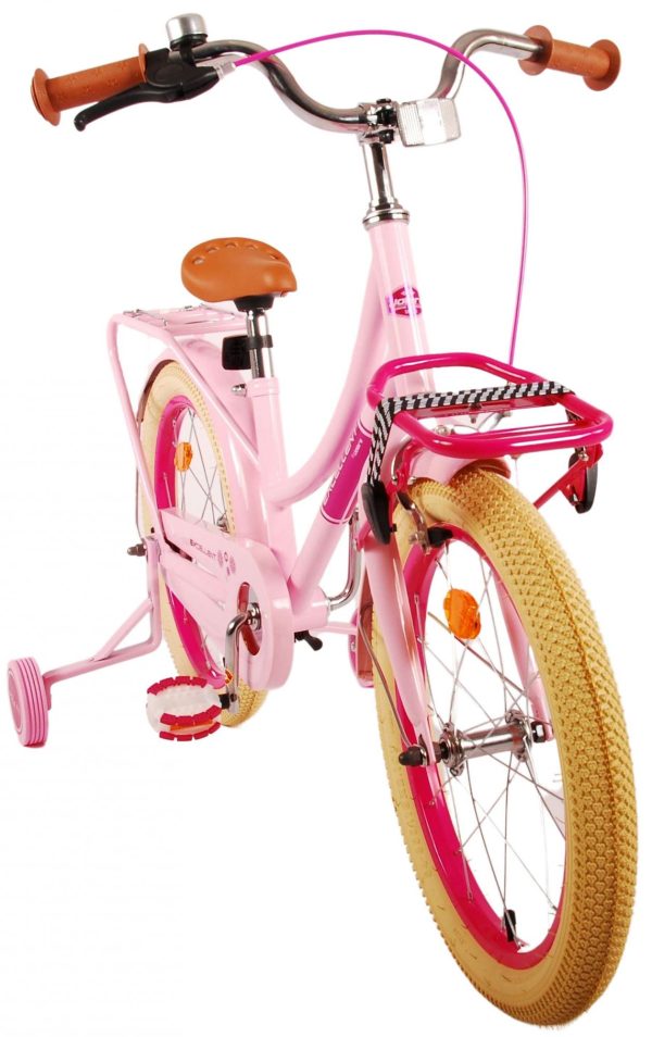 Volare Excellent Kinderfiets – Meisjes -18 inch – Roze – 95% afgemonteerd