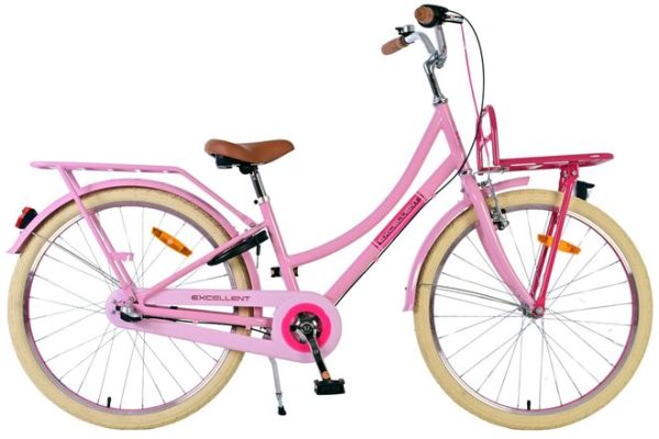 Volare Excellent Kinderfiets – Meisjes – 24 inch – Roze – 3 Versnellingen