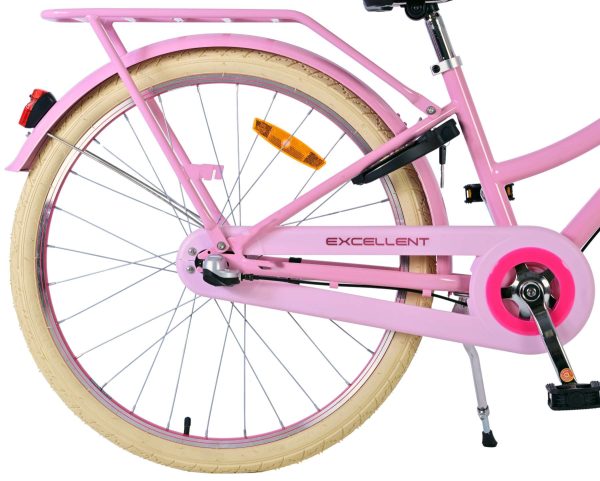 Volare Excellent Kinderfiets – Meisjes – 24 inch – Roze – 3 Versnellingen