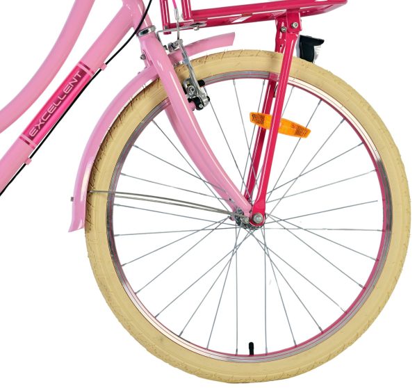 Volare Excellent Kinderfiets – Meisjes – 24 inch – Roze – 3 Versnellingen