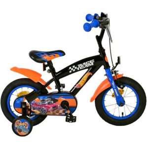Hot Wheels Kinderfiets – Jongens – 12 inch – Zwart Oranje Blauw