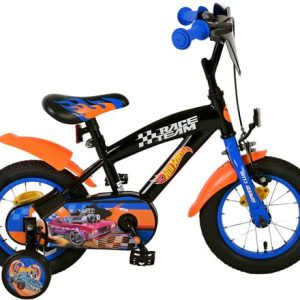Hot Wheels Kinderfiets – Jongens – 12 inch – Zwart Oranje Blauw