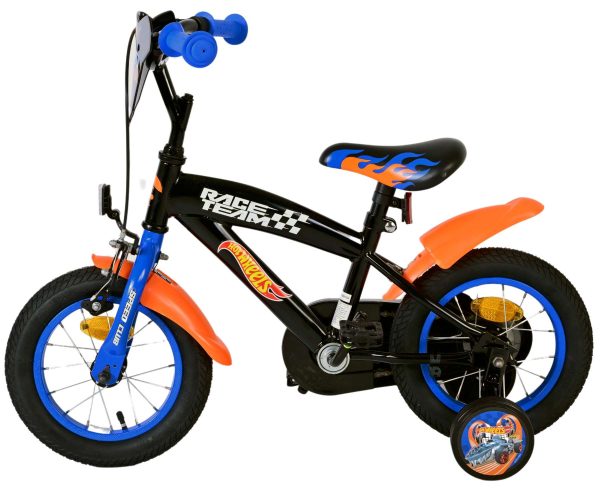 Hot Wheels Kinderfiets – Jongens – 12 inch – Zwart Oranje Blauw
