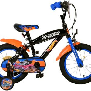 Hot Wheels Kinderfiets – Jongens – 14 inch – Zwart Oranje Blauw