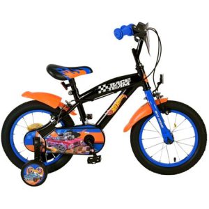 Hot Wheels Kinderfiets – Jongens – 14 inch – Zwart Oranje Blauw