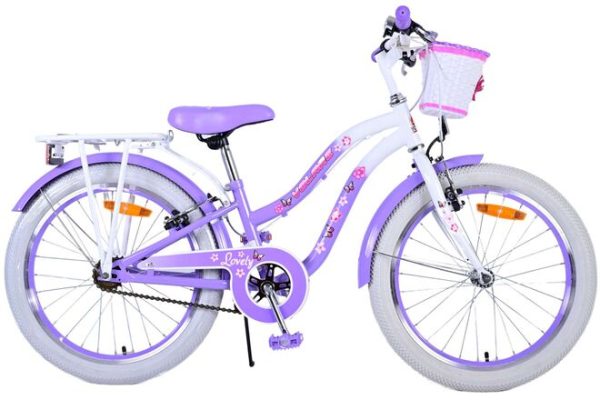 Volare Lovely Kinderfiets – Meisjes – 20 inch – Paars – Twee handremmen
