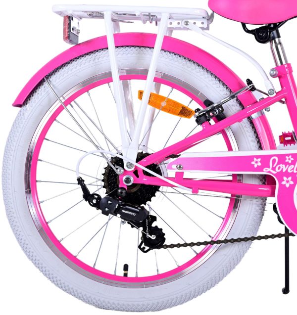 Volare Lovely Kinderfiets – Meisjes – 20 inch – Roze – 7 versnellingen