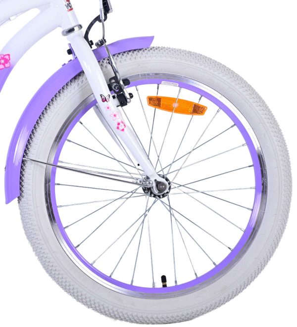 Volare Lovely Kinderfiets – Meisjes – 20 inch – Paars – Twee handremmen