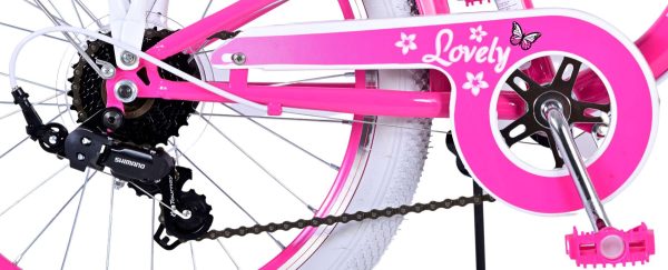 Volare Lovely Kinderfiets – Meisjes – 20 inch – Roze – 7 versnellingen