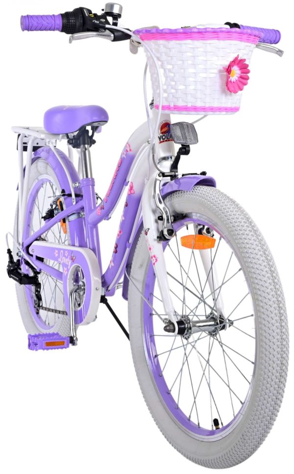 Volare Lovely Kinderfiets – Meisjes – 20 inch – Paars – 7 versnellingen