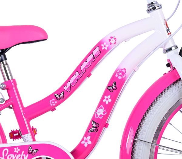 Volare Lovely Kinderfiets – Meisjes – 20 inch – Roze – 7 versnellingen