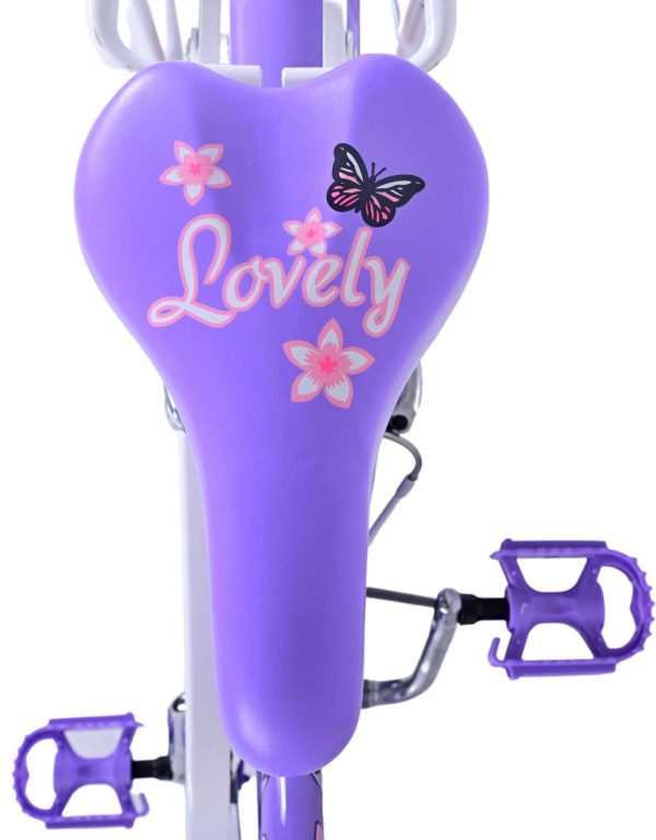 Volare Lovely Kinderfiets – Meisjes – 20 inch – Paars – Twee handremmen