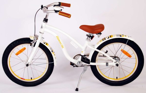 Volare Miracle Cruiser Kinderfiets – Meisjes – 18 inch – Wit – Prime Collection