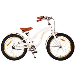 Volare Miracle Cruiser Kinderfiets – Meisjes – 18 inch – Wit – Prime Collection