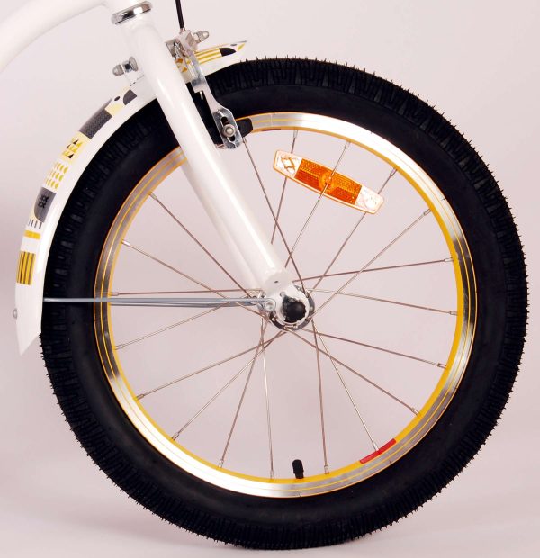 Volare Miracle Cruiser Kinderfiets – Meisjes – 18 inch – Wit – Prime Collection