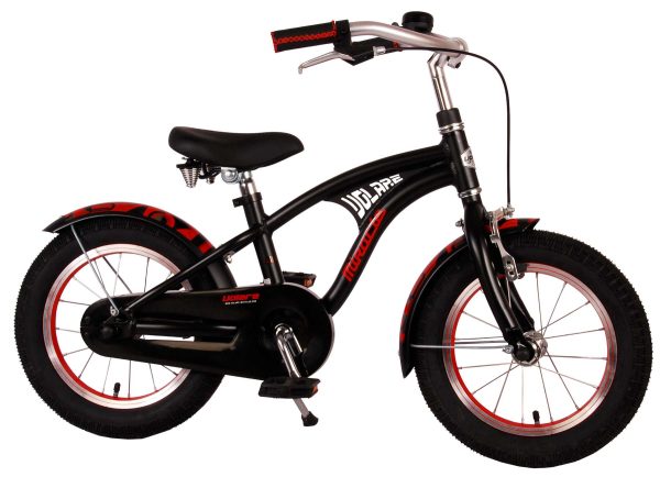Volare Miracle Cruiser Kinderfiets – Jongens – 14 inch – Mat Zwart – Prime Collection
